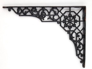 Unicorn Handicrafts Heavy Duty L Shaped Cast Iron Vintage Style Decorative <b>Shelf</b> Bracket Customized Size Wall Hanging Metal Coat - Product Image 6