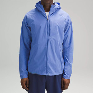Veste coupe-vent pour homme personnalisée, imperméable, coupe-vent pour la course à pied, vente en gros - Product Image 3