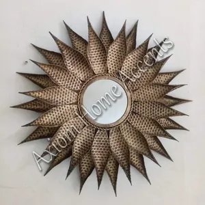 Grand miroir rond sans cadre en fer pour la décoration intérieure moderne dans la chambre, le salon ou le couloir - Axiom Home Accents - Product Image 6
