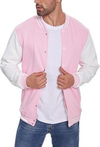 Factory Custom Womens Wool Blend Varsity <b>Jacket</b> White Faux <b>Leather</b> Sleeve Letter Embroidery Chenille Streetwear Letterman <b>Jacket</b> - Product Image 1