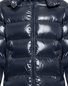 Nueva Chaqueta Acolchada con Capucha Azul Marino para Hombre, Rellena de Plumón, Cortavientos, con Cierre de Cremallera, Ropa Casual de Invierno 2026, Venta al Por Mayor - Product Image 5