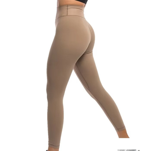 Ropa Deportiva al por Mayor, Leggings de Yoga para Mujer, Pantalones Deportivos, Sujetadores Deportivos de Secado Rápido, Transpirables, de Cintura Alta, Spandex/Poliéster, Sólidos - Product Image 4