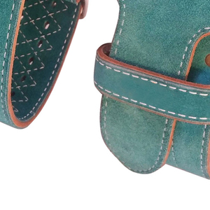 Cinturón de Levantamiento de Pesas de Cuero Genuino Color Verde Azulado, de Alta Calidad, Diseño Superior, Precio Razonable, Gran Venta a Bajo Costo - Product Image 4