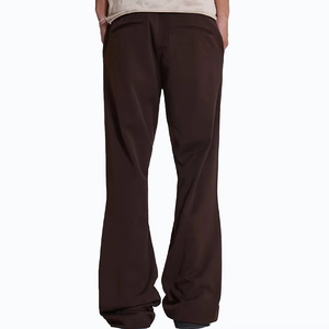 กางเกงขายาวทรงขาบานเอวสูงหลายกระเป๋าสำหรับผู้ชาย ขายออนไลน์ในราคาประหยัด - Product Image 5