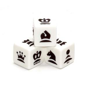 Dados de Resina Personalizados Estándar de 16 mm, Dados de 6 Caras con Puntos D6 para Juegos de Mesa, RPG, Casino, Educación, 500 Unidades - Product Image 2