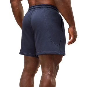 Pantalones Cortos Deportivos Extra Grandes de 5 Pulgadas para Hombre, Pantalones Cortos de Entrenamiento de Alta Resistencia para Gimnasio, Fisicoculturismo y Fitness, Color Azul Oscuro - Product Image 2