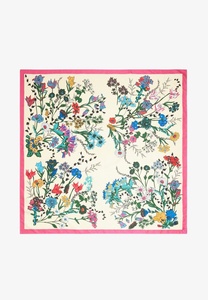 Écharpe en soie florale vintage pour femmes et filles, écharpe carrée de luxe rétro botanique pour la tête et le cou, impression numérique haute définition - Product Image 3