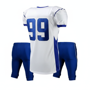Pro Level Plus Size American Football Uniform 100% Polyester Customizable Durable Flexible Fabric for Speed Strength Agility - Product Image 1