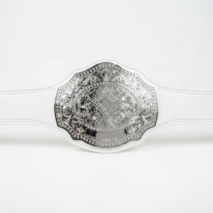 Ceinture de champion personnalisée, ceinture de récompense pour la boxe et la lutte, plaques métalliques, sangle en cuir de qualité supérieure, design sportif gravé - Product Image 5