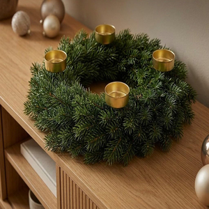 Set of 10 <b>Candle</b> Holders Set, Tea Light Holders for <b>Sticking</b>, Metal, DIY Advent Wreath, Christmas Wreath, for <b>Candle</b> & Tea Light - Product Image 4