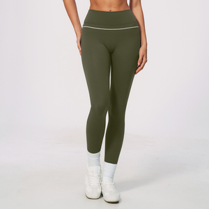 Leggings de sport pour femmes en spandex/polyester, sans couture, tricotés modernes, taille haute, haute élasticité, pour la remise en forme en plein air, le yoga, Alphalete - Product Image 6