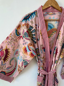 Bata Kimono con Estampado de Dibujos Animados para Mujer, Suave y Transpirable, de Algodón, para Verano, Hecha a Mano, ODM - Product Image 3