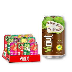 น้ำโนนิคั้นสด 12 บริกซ์ ขวด PET 330 มล. ไม่เติมน้ำตาล สำหรับขายส่ง แบรนด์ส่วนตัว โรงงาน OEM เวียดนาม - Product Image 1