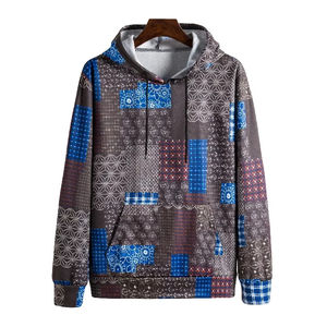 Sweat-shirts pour hommes à sublimation imprimée, les plus vendus - 100 % coton, couleurs personnalisables, logo, poche, design tendance hiver, prix compétitif - Product Image 1