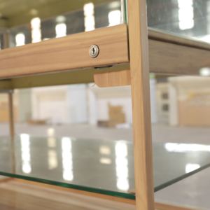 Exhibidor de Joyería Cuadrado de Alta Gama con Acabado en Madera, Metal y Vidrio, ADong A66, Certificado ISO9001, Estantes para Supermercado, Instalación Rápida - Product Image 5