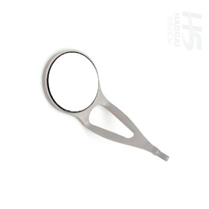 Espejo Bucal Dental de Doble Cara con Certificación CE, Acero Inoxidable, Vástago Simple, Manual, Superficie Frontal con Recubrimiento de Rodio - Product Image 2