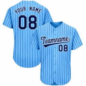 Nouveau Maillot de Baseball Vintage Personnalisé 2026 – Uniformes d'Équipe Vides à Boutons, Respirants en Maille, Tenues de Sport Athlétiques USA - Product Image 2
