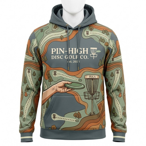 Sweat à capuche personnalisé pour le disc golf, prix d'usine OEM/ODM, qualité supérieure, doux, chaud, durable, confortable, fabricant de vêtements de sport - Product Image 1