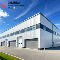 Bâtiment d'entrepôt industriel écologique préfabriqué en acier pour l'entreposage des usines de fabrication aux États-Unis