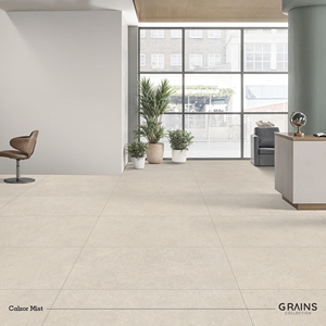Calzor Mist GHR surphase Ceramic <b>Floor</b> Tiles 600x1200mm <b>Matte</b> Solid Minimalist Design for Villa - Product Image 4