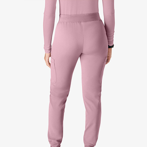 Hot Selling Hospital <b>Scrubs</b> Pants Women's Breathable Comfortable Heavyweight Multi Pockets Drawstring Elastic Waist Custom Logo - Product Image 4