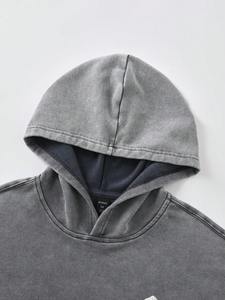 Mens <b>hoodie</b> oversized casual streetwear <b>gym</b> wear heavy fabric pullover <b>hoodie</b> winter - Product Image 3