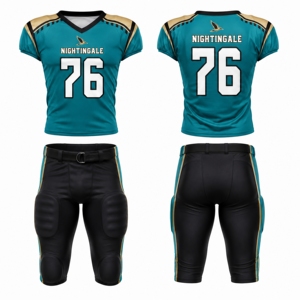 Uniforme Personalizado de Fútbol Americano, Pantalones y Camiseta Ligeros de Alto Rendimiento, Uniforme Deportivo con Nombre del Equipo - Product Image 5