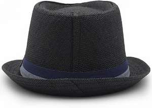 Sombreros de Paja al Por Mayor, Color Negro, Material OEM con Logotipo Personalizado, Sombreros para Motocicleta, Unisex - Product Image 3