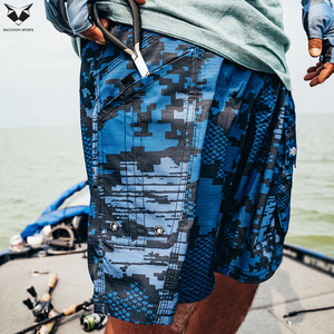 Shorts de Pesca de Alto Rendimiento, Sublimados, Talla Grande, Protección UV, Secado Rápido, Duraderos, Ligeros, Transpirables, para Agua Salada - Product Image 5