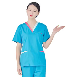Uniformes Médicos Unisex de Diseño Brillante 2025, Uniformes de Salón de Belleza, Accesorios para Enfermeras, Poliéster y Algodón para el Trabajo - Product Image 2