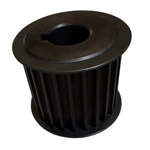 Poulie HTD 8M à couple élevé 25T, poulie HTD 8M GT2, poulie 8MHTD, largeur de courroie personnalisée, alésage personnalisé, alésage de denture personnalisé, moyeu à clavette, bride - Product Image 1