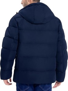 แจ็คเก็ตพัฟเฟอร์แบบมีฮู้ดสำหรับผู้ชาย ดีไซน์ล่าสุด ขายส่ง รับสกรีนโลโก้/ปัก  ระบายอากาศได้ดี อุ่นสบาย เหมาะสำหรับฤดูใบไม้ผลิ ราคาสุดคุ้ม - Product Image 5