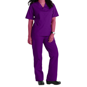 Ensemble d'uniformes médicaux à fermeture éclair tendance pour infirmières, style Cherokee, doux et extensible, disponible en plusieurs couleurs - Product Image 5
