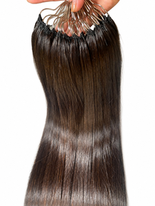 Extensions de cheveux en plumes 100% cheveux humains vierges Remy vietnamiens, alignés sur la cuticule, super double drawn, fabriquées à la machine, à prix abordable - Product Image 1