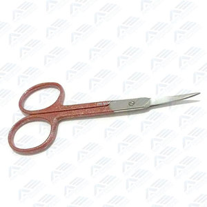 Herramientas para Uñas, Cuidado de Cutículas, Decoración de Uñas y Calidad Profesional de Salón, Cortaúñas Curvo de Acero Inoxidable Rojo de 4 Pulgadas - Product Image 5
