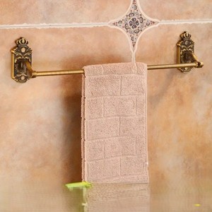 Porte-serviettes mural moderne en acier inoxydable, barre à serviettes élégante en métal pour salle de bain - Product Image 3
