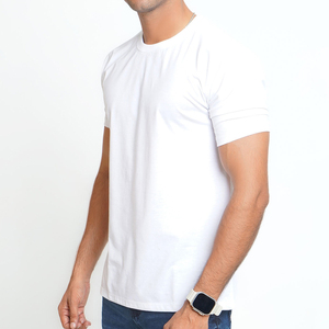 เสื้อยืดผู้ชายสไตล์โปร 100% ผ้าฝ้าย ระบายอากาศ แห้งเร็ว กันยับ แขนสั้น คอกลม สวมใส่สบาย เหมาะสำหรับใส่ทุกวัน ออกกำลังกายได้ดี - Product Image 4