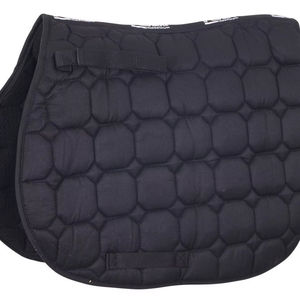 Tapis de Selle Équestre de Luxe en Satin Élégant avec Rembourrage en Polyester pour Saut d'Obstacles, Conception Personnalisée, Vente en Gros, Direct Usine - Product Image 1