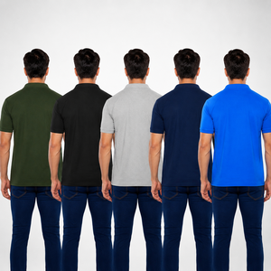 Camisa de Golf de Verano para Hombre, Cuello Casual, Manga Corta, Algodón, Corte Ajustado, Bordada, Transpirable, Suministro de Fábrica de Pakistán - Product Image 2