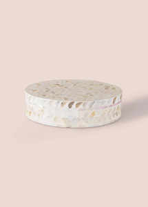 Elegant Oval Mother Of Pearl Decorative <b>Box</b> Handmade Shell Inlay Jewelry Storage <b>Box</b> Luxury <b>Vanity</b> Home Decor Organizer - Product Image 5
