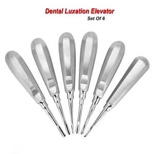 Juego de instrumentos ortodónticos y dentales para luxación de dientes, 6 elevadores quirúrgicos, instrumentos para extracción de raíces, herramientas de cirugía oral de acero con certificación CE - Product Image 6