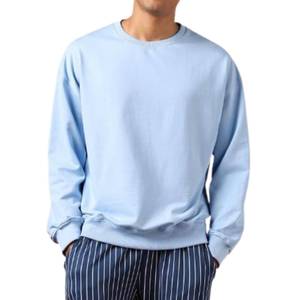Mens Cotton Round Neck Sweatshirt O Neck Printed Soft Breathable Casual Wear OEM Wholesale Manufacturer - Product Image 1