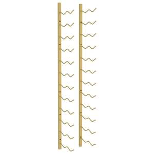 Porte-vin mural en fer doré pour 24 bouteilles - Product Image 2