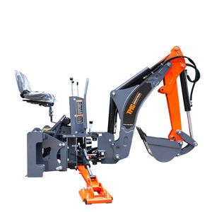 Attache de pelle rétrocaveuse pivotante pour mini-chargeuse de 8 pieds, 30-60 CV, vannes italiennes, godet de 12 pouces, TMG SBH55, occasion, applicable à l'agriculture - Product Image 2
