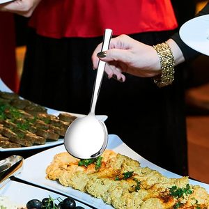 Luxury Stainless Steel Soup Spoons Set of 6 – Mirror Polish Dinner Spoons, Heavy Duty Silverware for Dining, Kitchen, Restaurant - Product Image 3