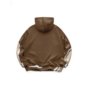 Sudadera con Capucha de Algodón Estampada para Hombre, Sudadera Oversize de Felpa para Hombre, Estilo Urbano, Confección Personalizada - Product Image 4