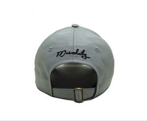 Gray Custom Logo 6 Panel Cotton Baseball Cap Fitted Sporty Adjustable Unisex Casual Embroidered Palm Tree Front Panel Spring - Product Image 3