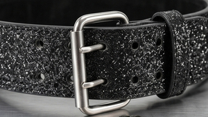 Leather Weightlifting Glitter Prong <b>Belt</b> Adjustable Waist Support Glitter Prong <b>Belts</b> Gym Deadlift Workout Glitter <b>Belts</b> - Product Image 6
