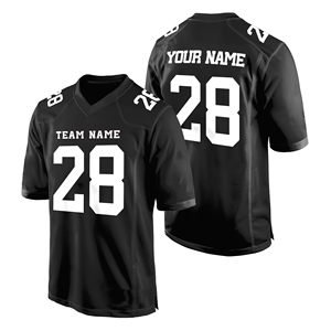Maillot de football américain personnalisé avec logo, tissu haute performance, sur mesure, résistant à la décoloration, broderie appliquée - Product Image 2