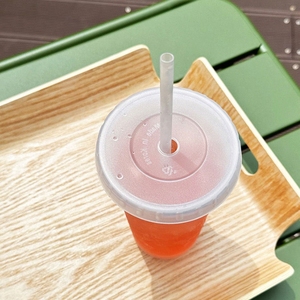 18oz Rooftop Reusable Cold <b>Cup</b> 500ml with Flat Lid Design Durable PP Plastic Dishwasher Safe <b>Tumbler</b> with Straw for Iced Coffee - Product Image 3